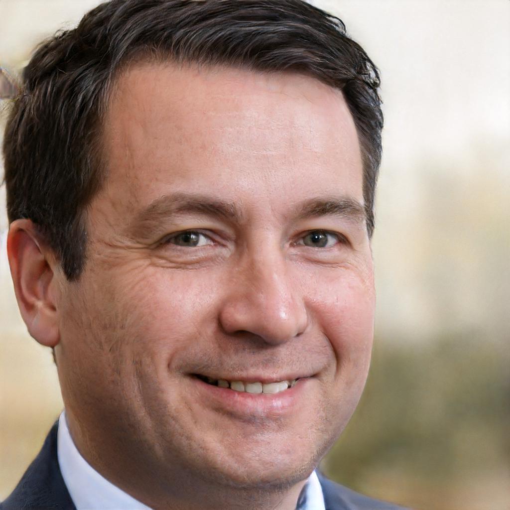 The handsome profile of William Gamble