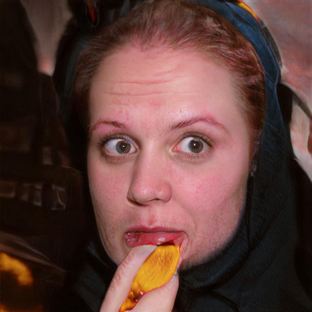 The handsome profile of Viola Osborn