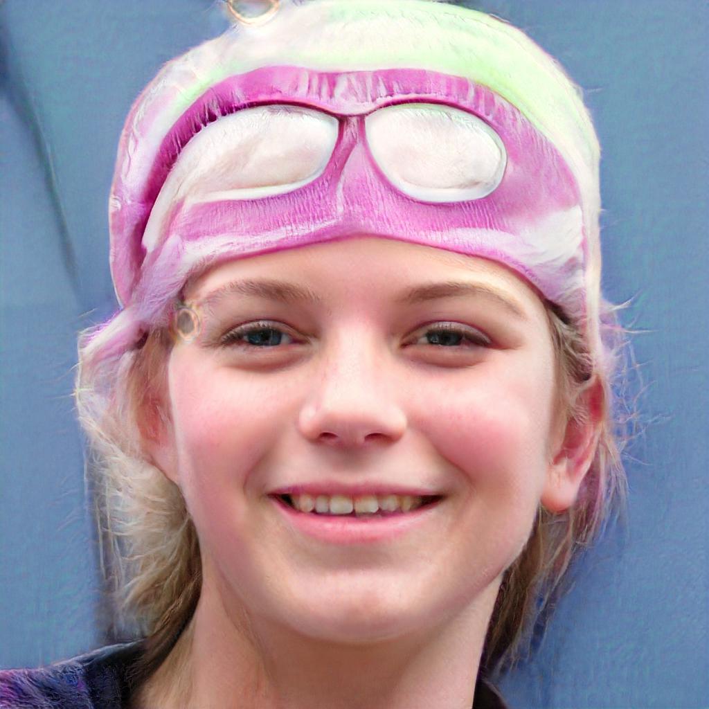 The handsome profile of Betty Hahn