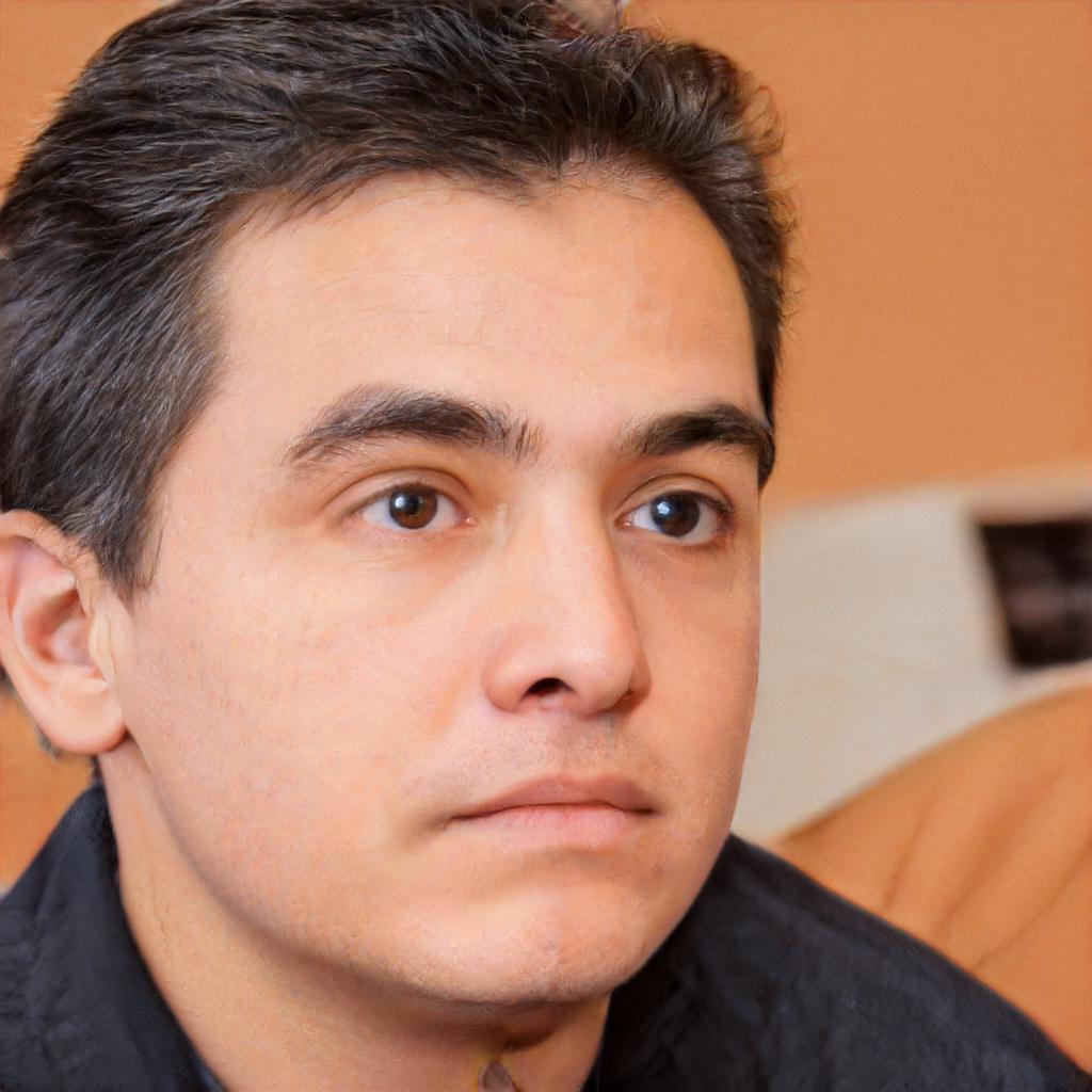 The handsome profile of Harold McKnight