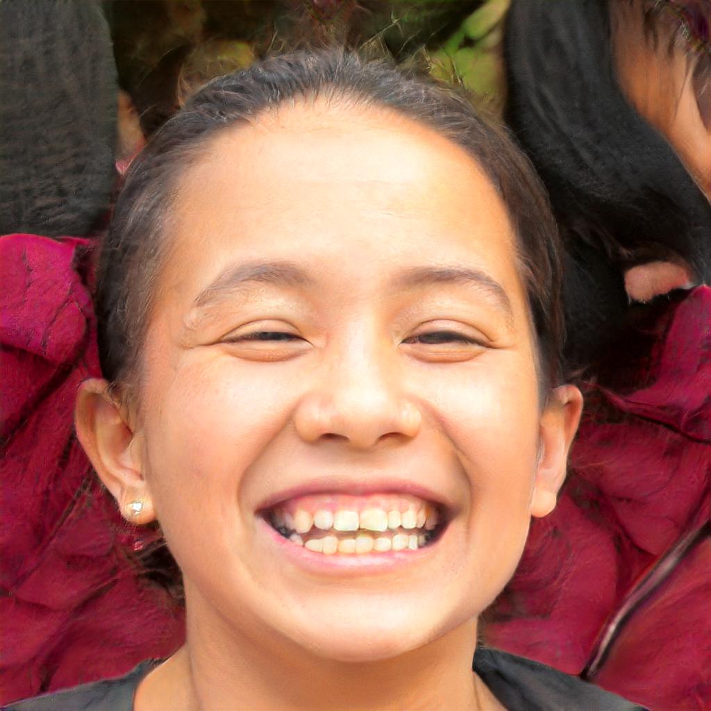 The handsome profile of Gladys Andrews