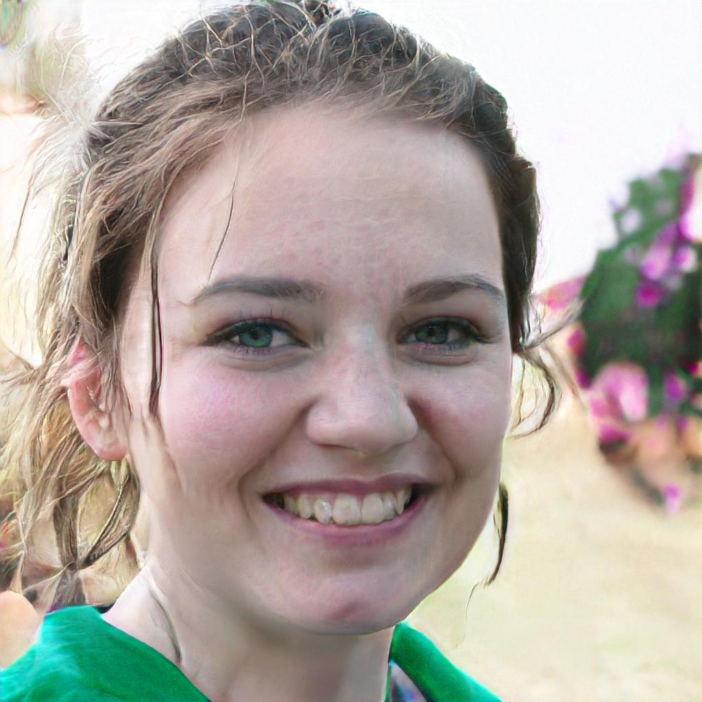 The handsome profile of Caroline Gray